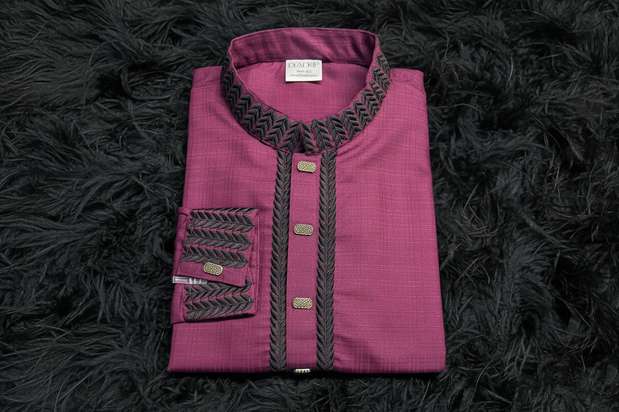 Embroidery design Punjabi/ Kurta - Free Shipping