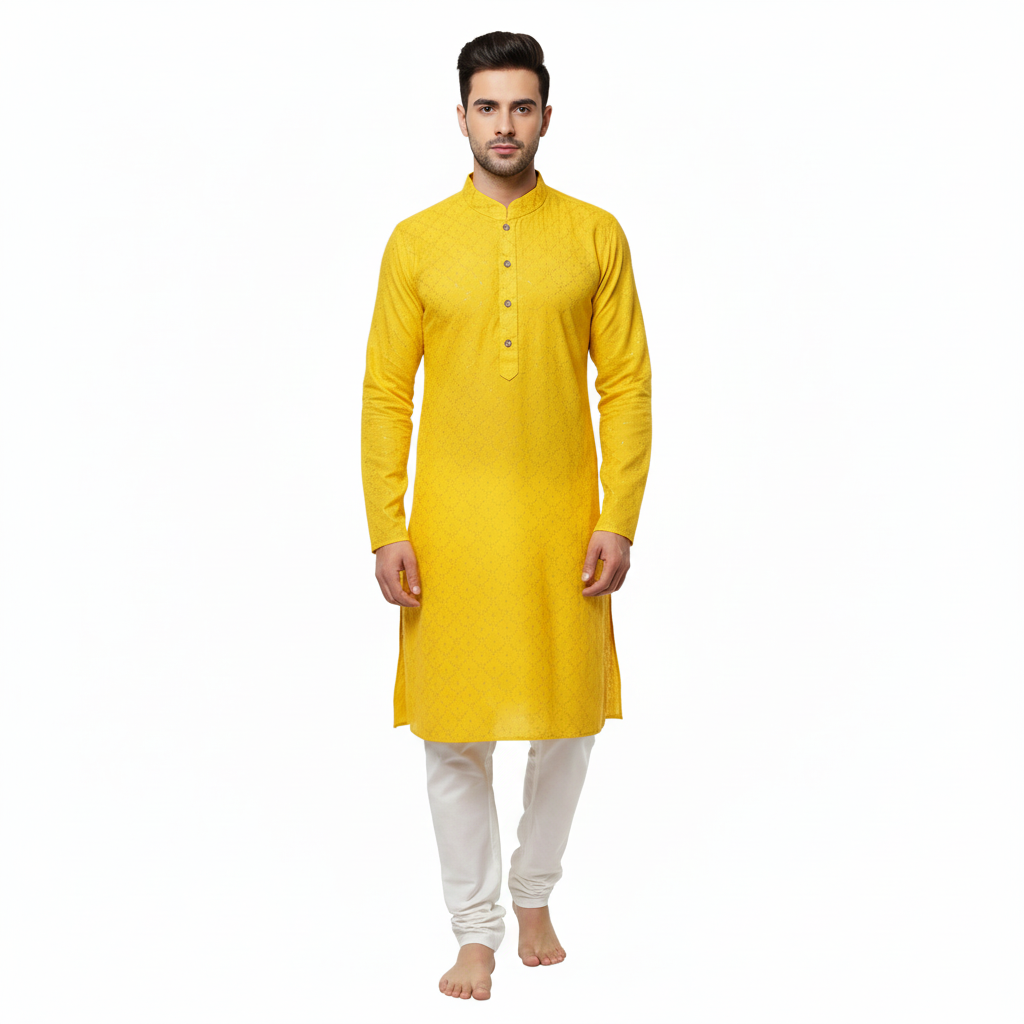 Yellow Group Panjabi | Free Shipping on 2+ Orders