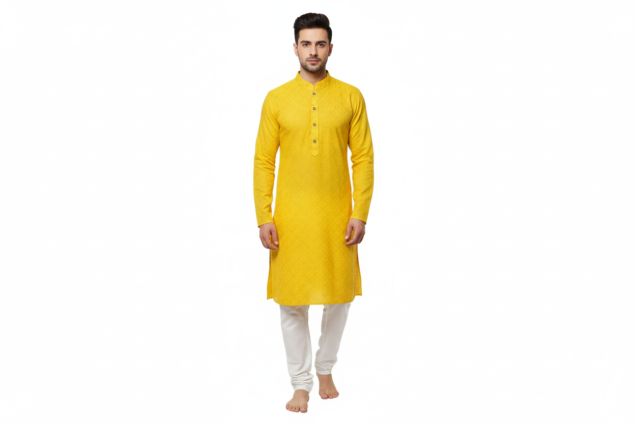 Yellow Group Panjabi | Free Shipping on 2+ Orders