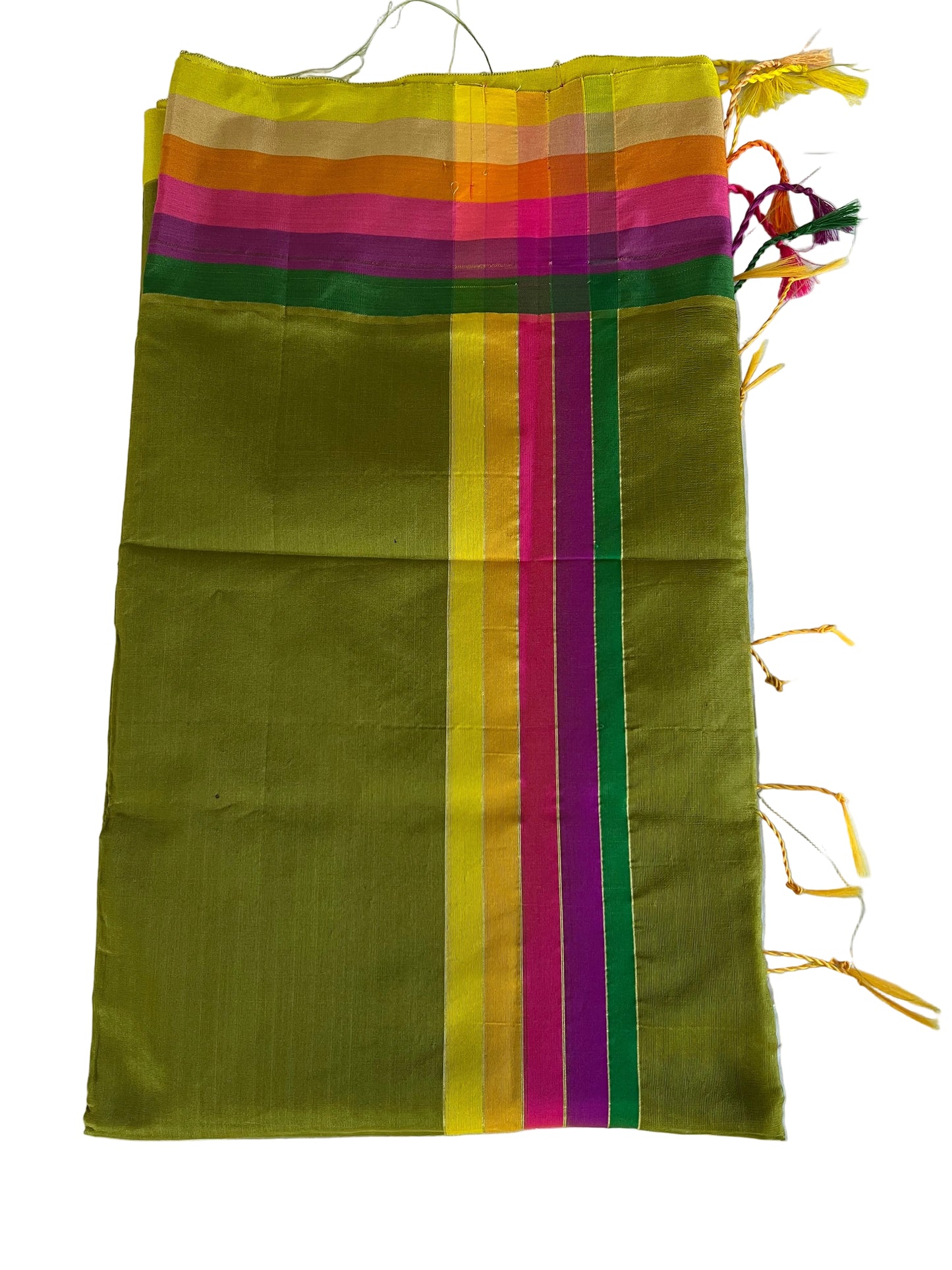 Olive Green Group Saree  | Free Shipping on 2+ Items