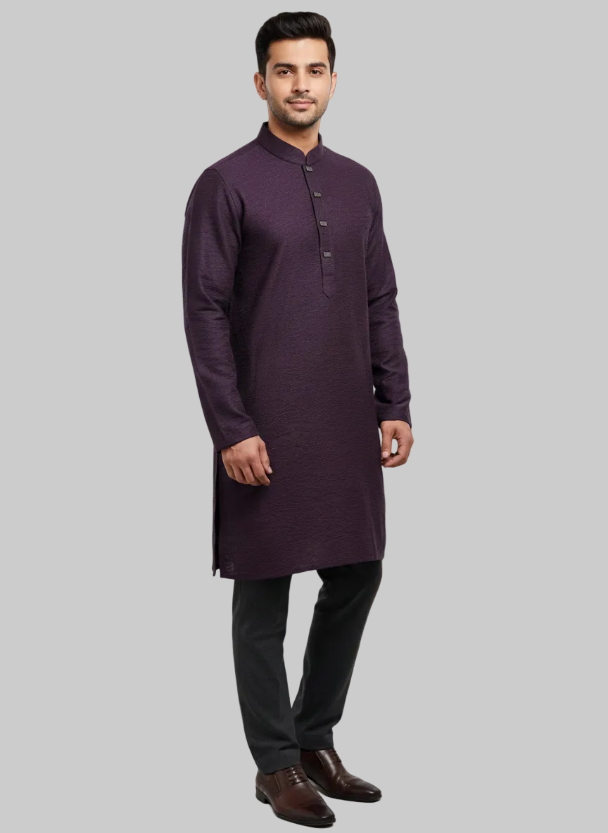 Dua Drip Exclusive purple Punjabi/Kurta / Free Shipping