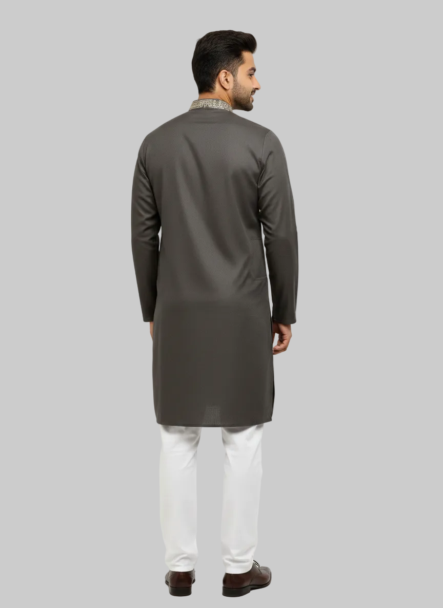 Dua drip Exclusive Dark Olive green Panjabi/Kurta / Free Shipping