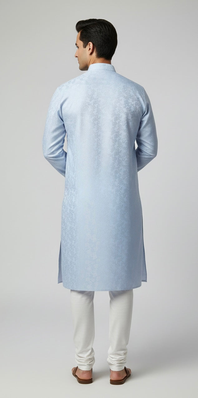 Dua Drip Exclusive Light Blue Panjabi
