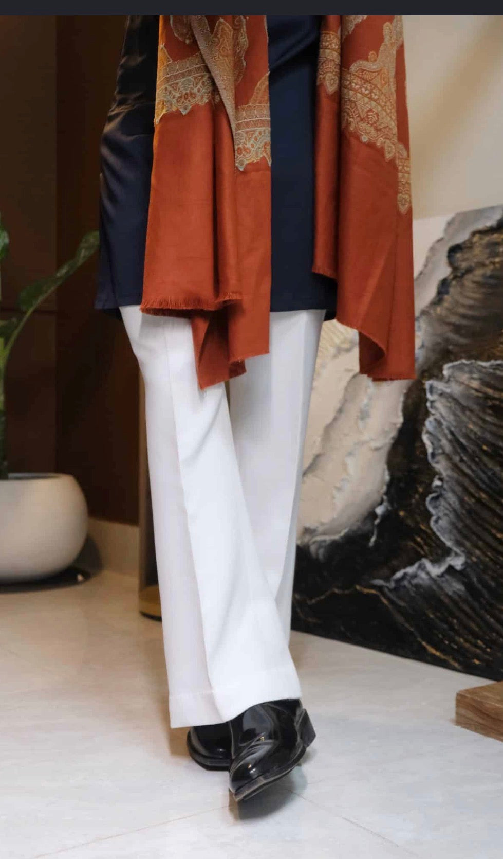 White Bootcut Pants | Free Shipping