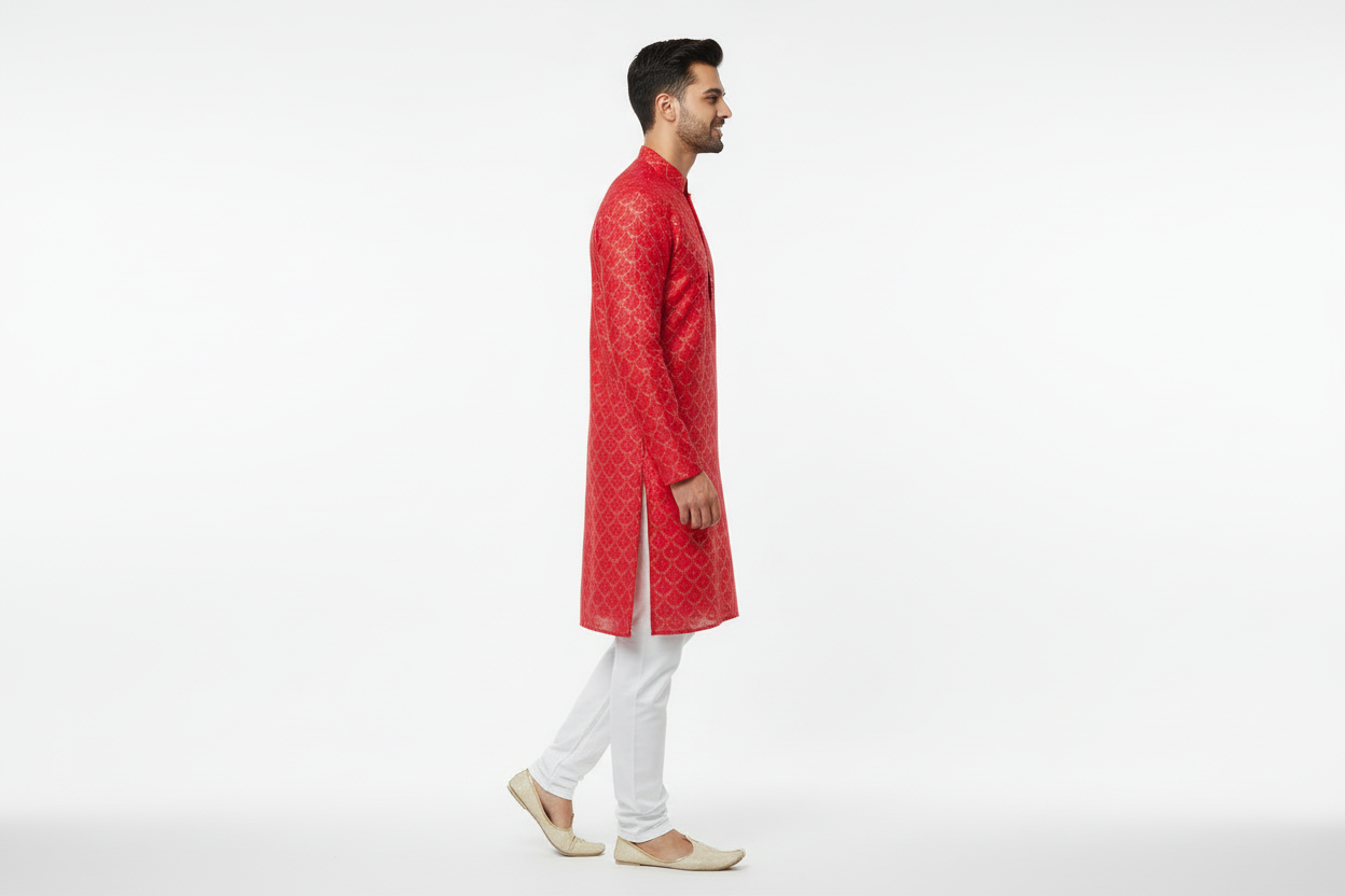 Red Group Panjabi | Free Shipping on 2+ Orders