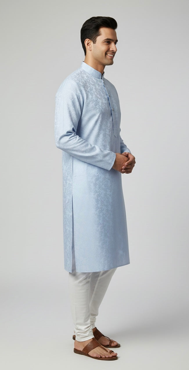 Dua Drip Exclusive Light Blue Panjabi