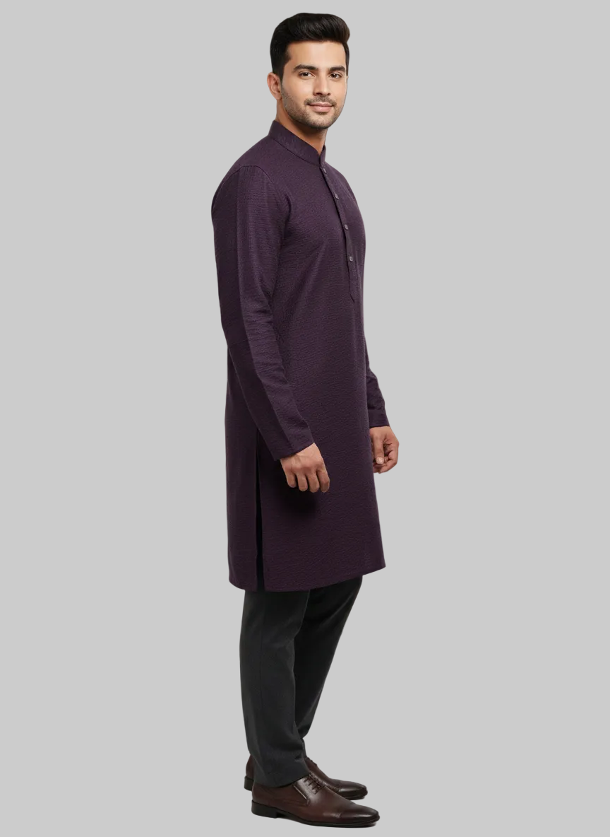 Dua Drip Exclusive purple Punjabi/Kurta / Free Shipping