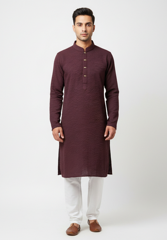 Dua Drip Exclusive purple Punjabi/Kurta / Free Shipping